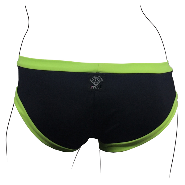 22 culotte nera e verde back 22 culotte nera e verde back