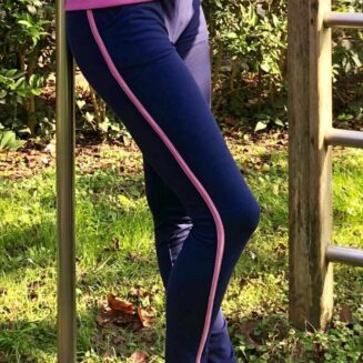 Pantaloni blu e rosa PPole Dance