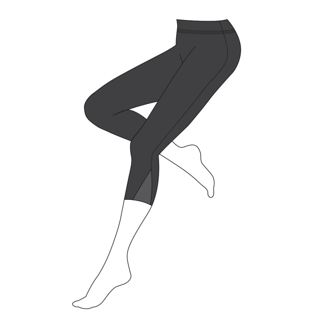 leggings capri nero