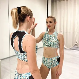 top per pole dance animalier