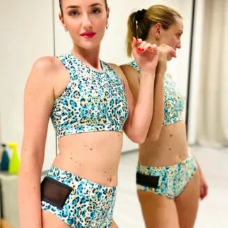 Top per pole dance luanda animalier