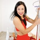 top pole dance rosso