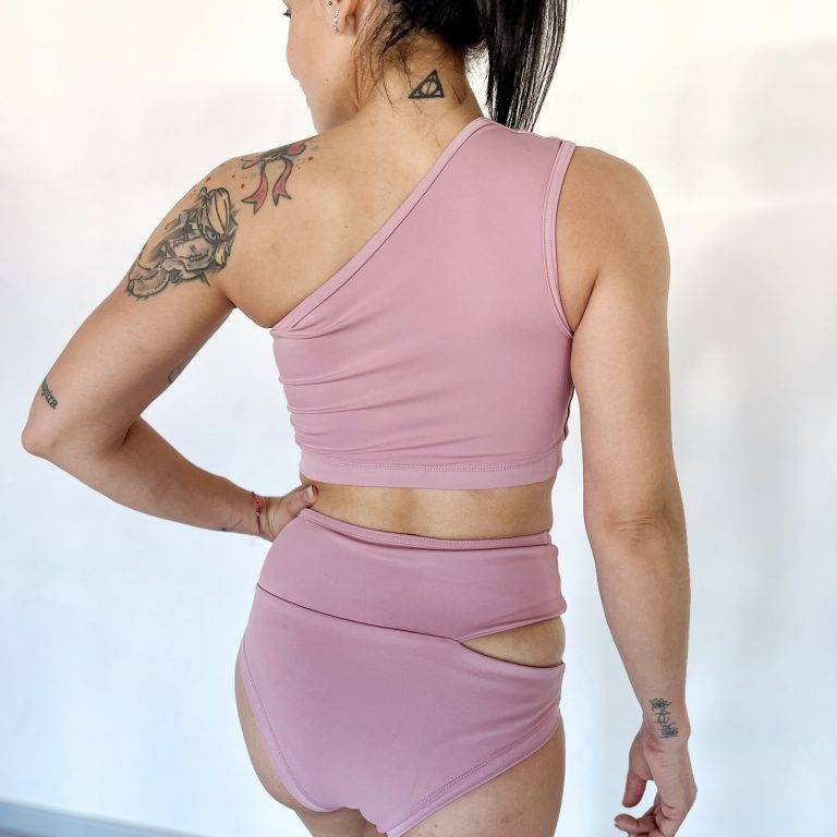 Culotte per Pole Dance “Splitty” – Colore Rosa Orchidea