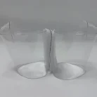 copriscarpe trasparenti per scarpe da exotic pleaser bianco