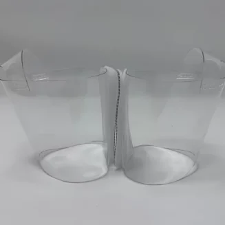 copriscarpe trasparenti per scarpe da exotic pleaser bianco