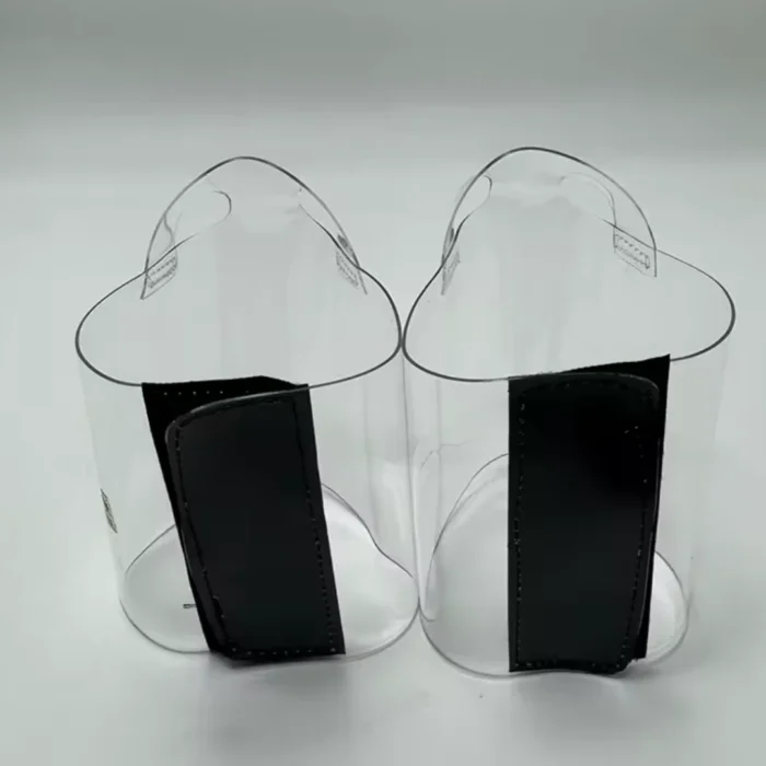 copriscarpe trasparenti per scarpe da exotic pleaser nero