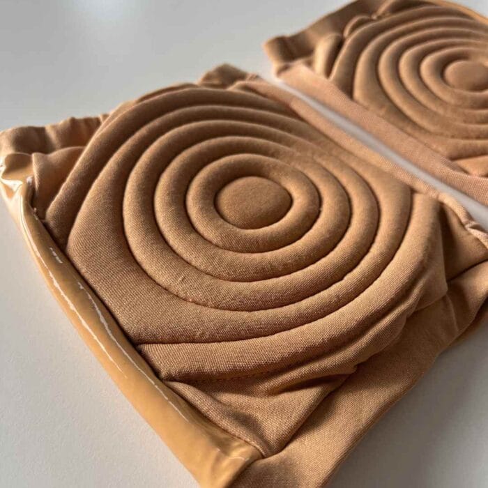 Ginocchiere pole dance con grip nude