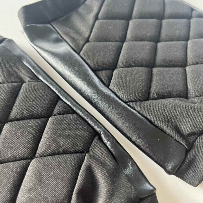 Ginocchiere pole dance con grip nere