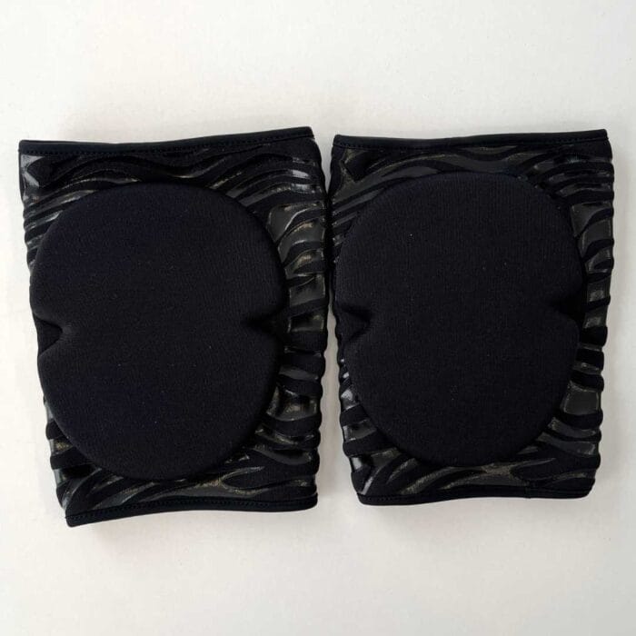 Ginocchiere pole dance nere animalier