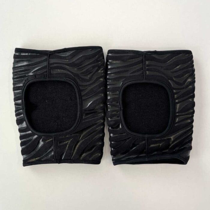 Ginocchiere pole dance nere animalier