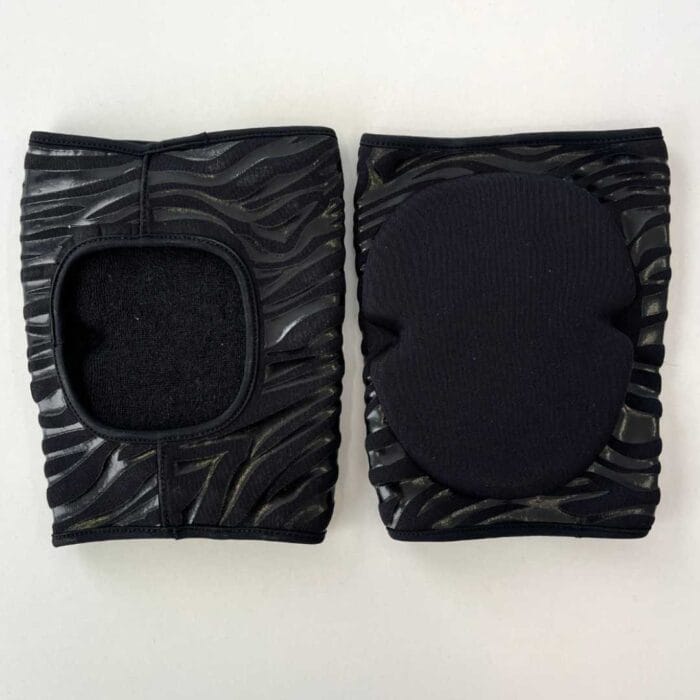 Ginocchiere pole dance nere animalier