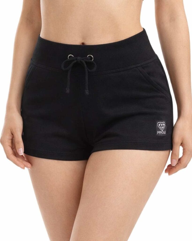 Pantaloncino pole dance nero