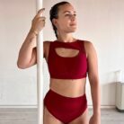 Set per pole dance Red Butterfly