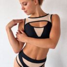 Top per pole dance Black Butterfly